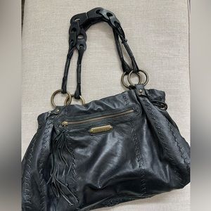 Isabella Fiore MOVING SALE!!! soft leather black handbag